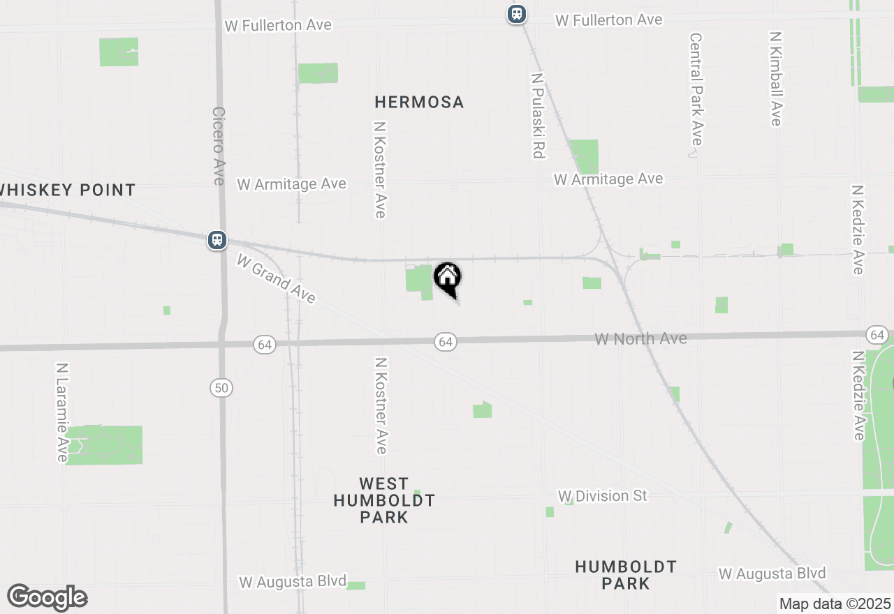 Map of (Address confidential), Chicago, Illinois 60639