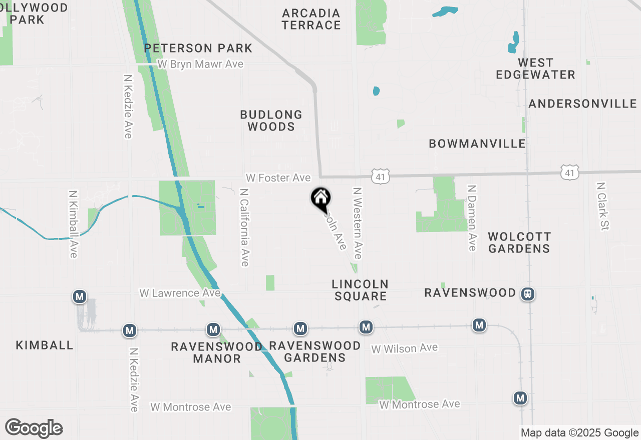 Map of 2522 W Winnemac Avenue, Chicago, IL 60625