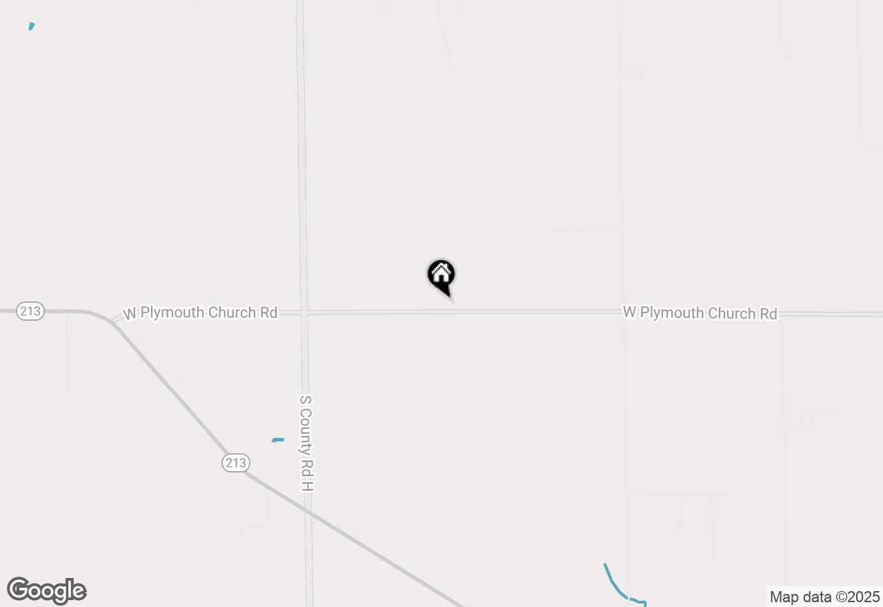 Map of 8150 W Plymouth Church Road, Orfordville, WI 53576
