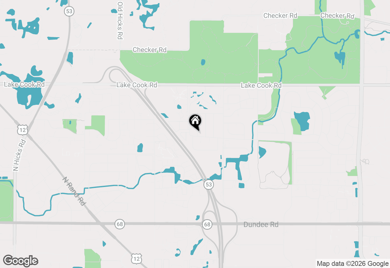 Map of 3902 N Galesburg Avenue, Arlington Heights, IL 60004
