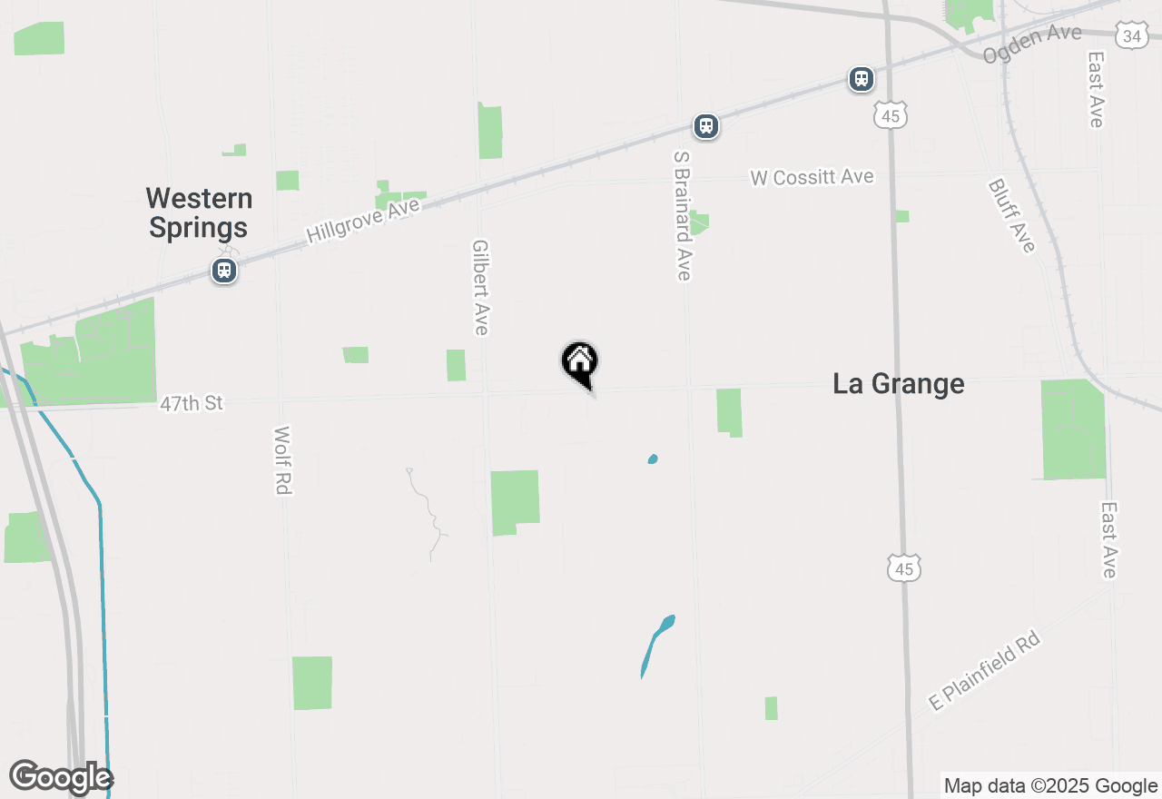 Map of 500 S Edgewood Avenue, La Grange, IL 60525