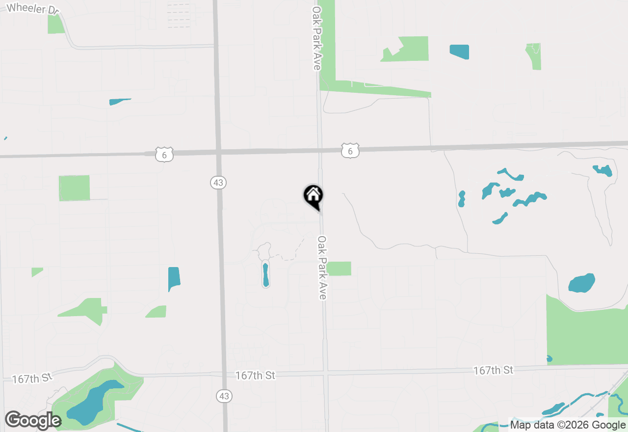 Map of 6800 Centennial Drive, Tinley Park, IL 60477