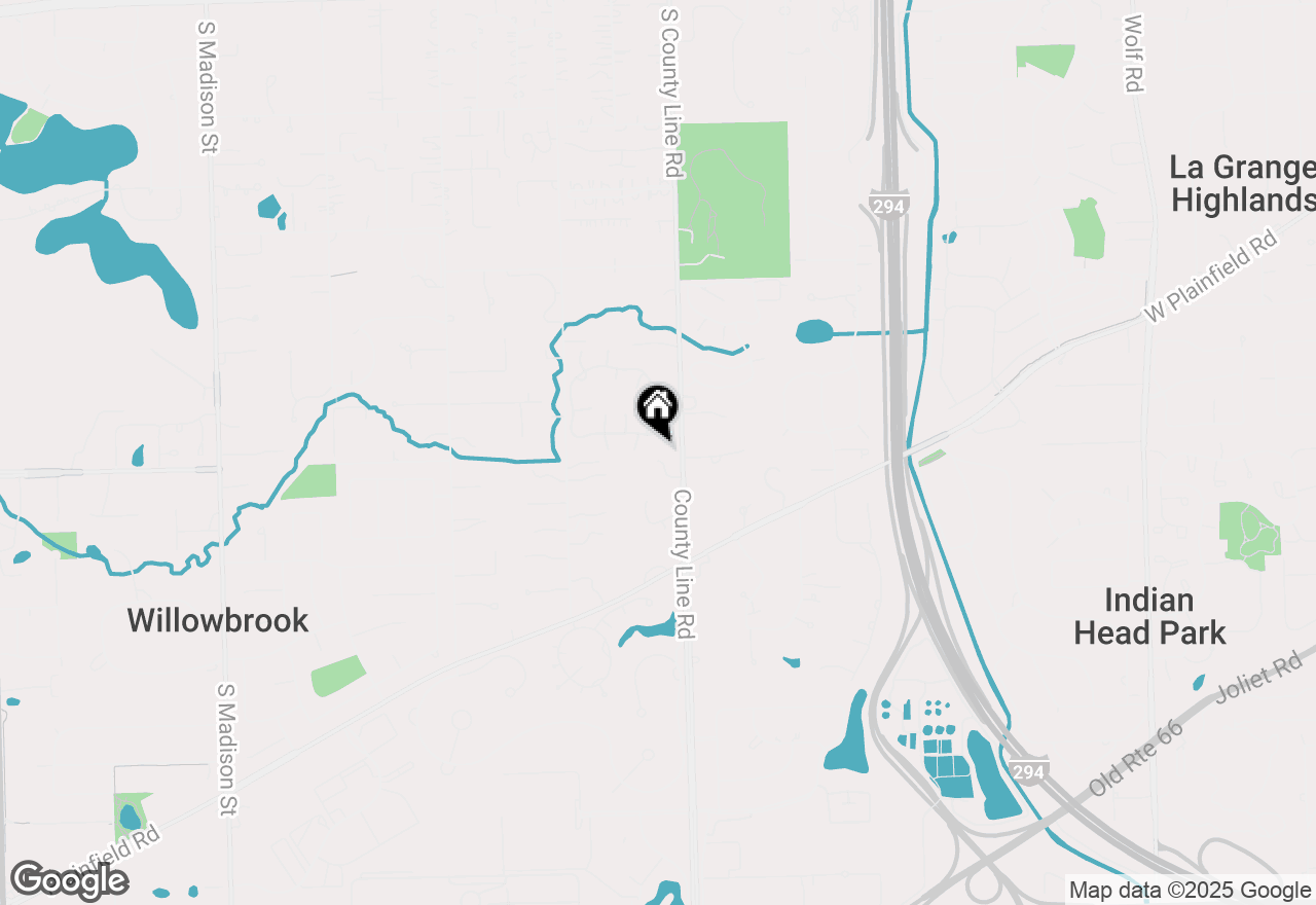 Map of 1603 Burr Ridge Club Drive, Burr Ridge, IL 60527