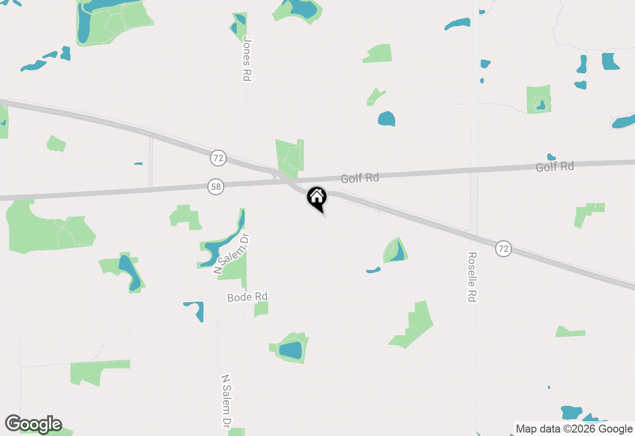 Map of 1065 Valley Lane #208, Hoffman Estates, IL 60169