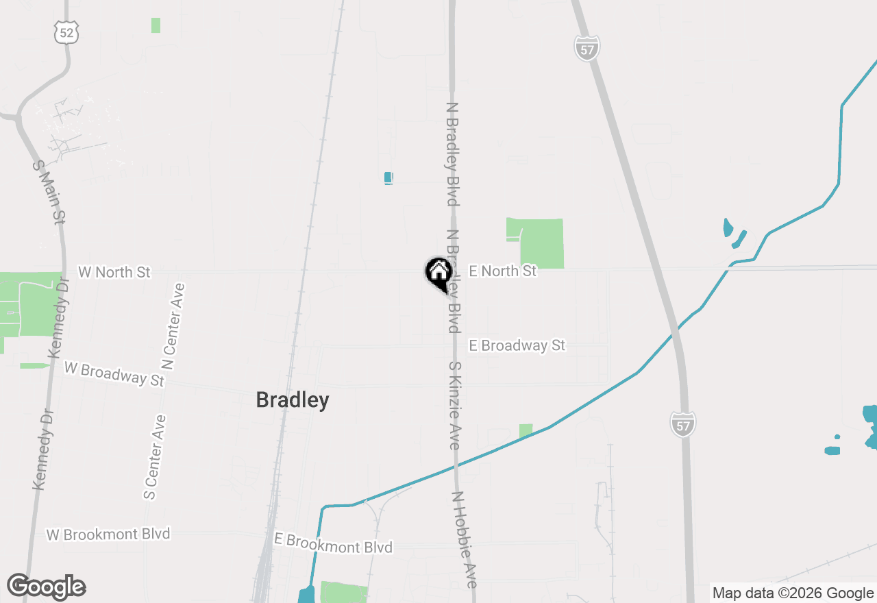 Map of 224 N La Salle Avenue, Bradley, IL 60915