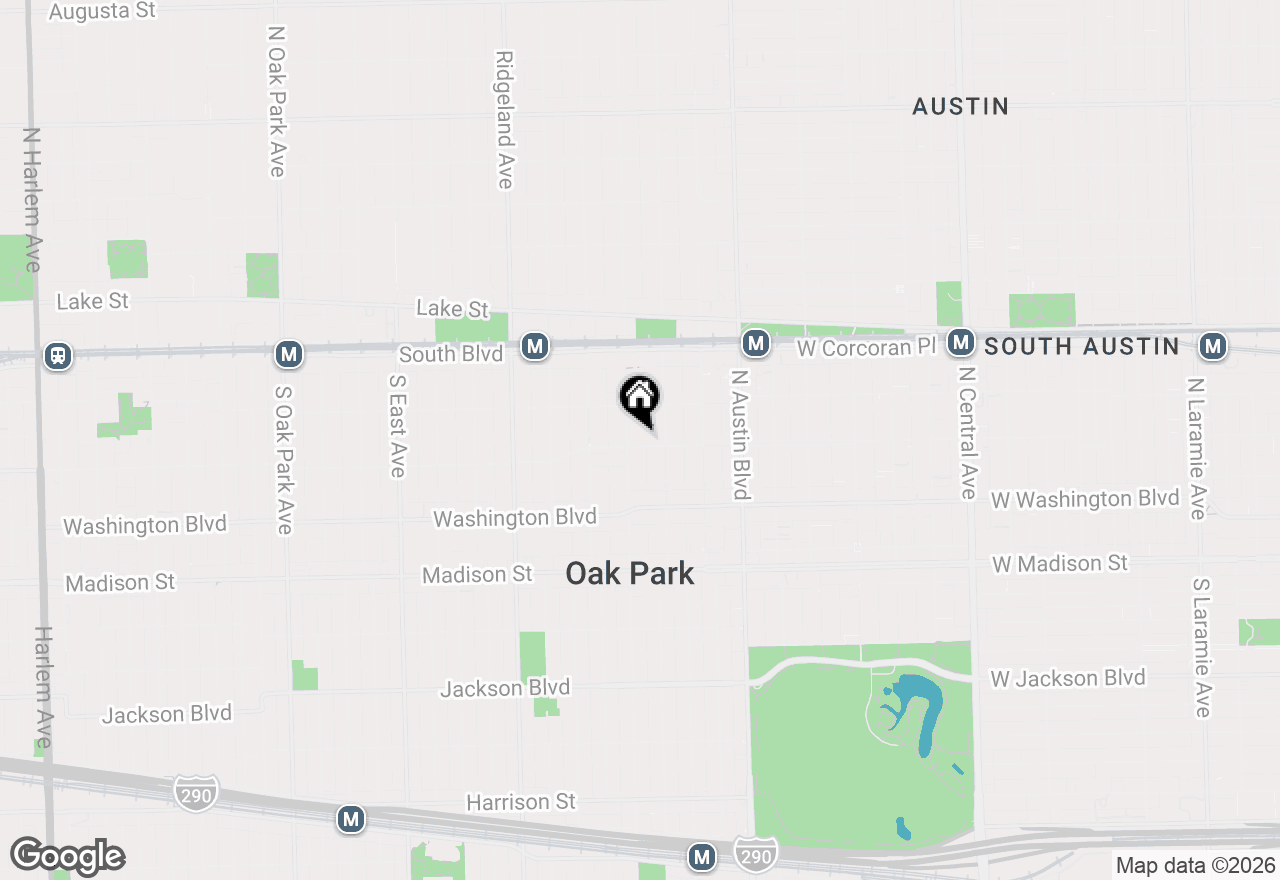Map of 120 Randolph Street, Oak Park, IL 60302