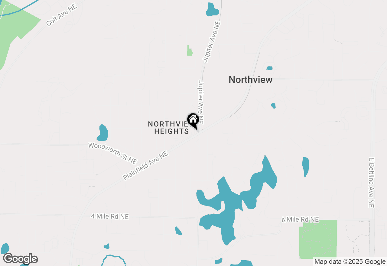 Map of 4061 Plainfield Avenue Ne, Grand Rapids, MI 49525