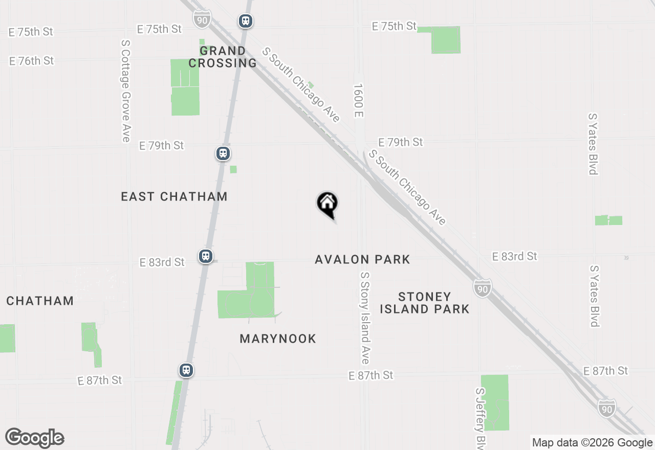 Map of 8148 S Blackstone Avenue, Chicago, IL 60619