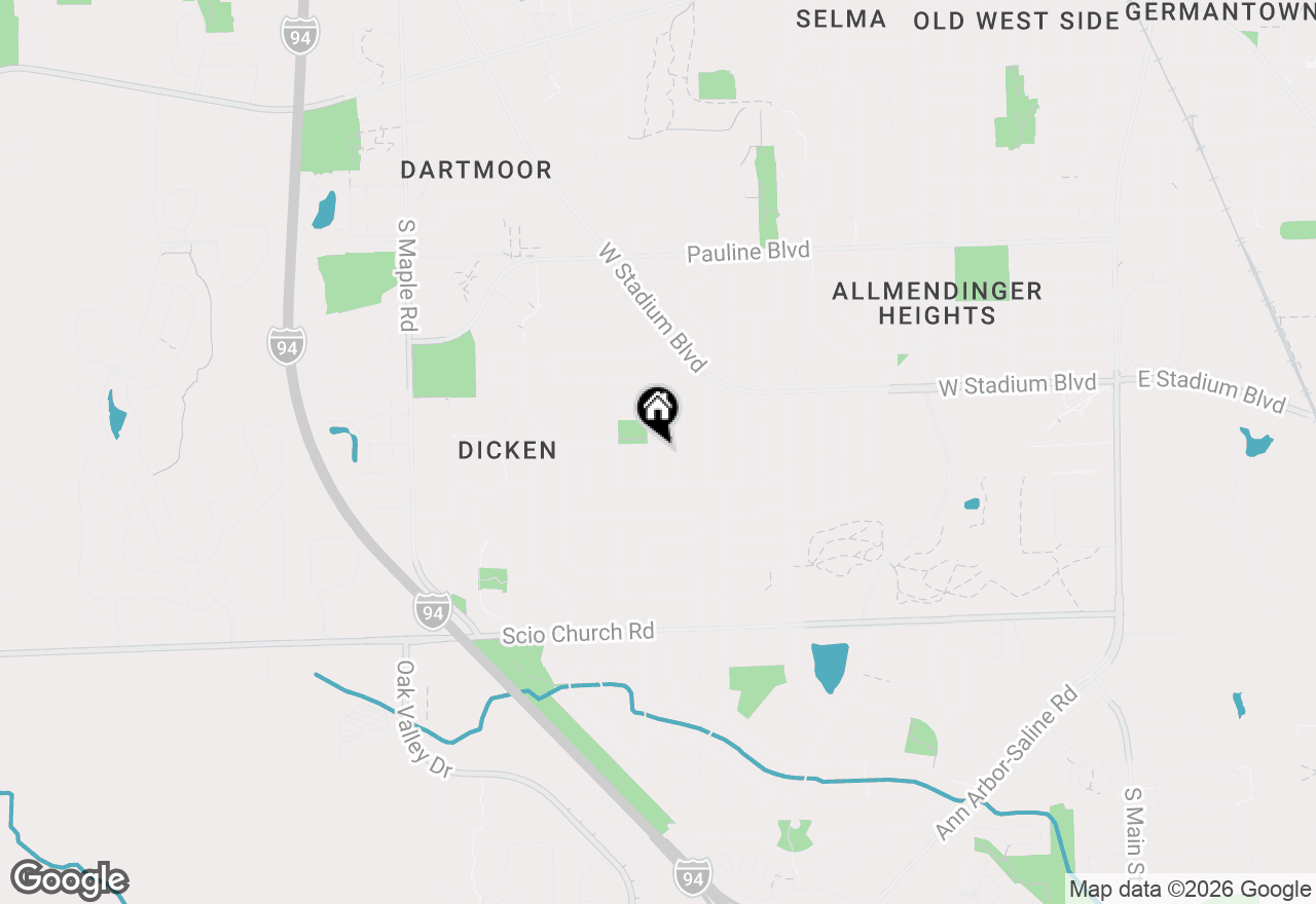 Map of 1507 Granada Avenue, Ann Arbor, MI 48103
