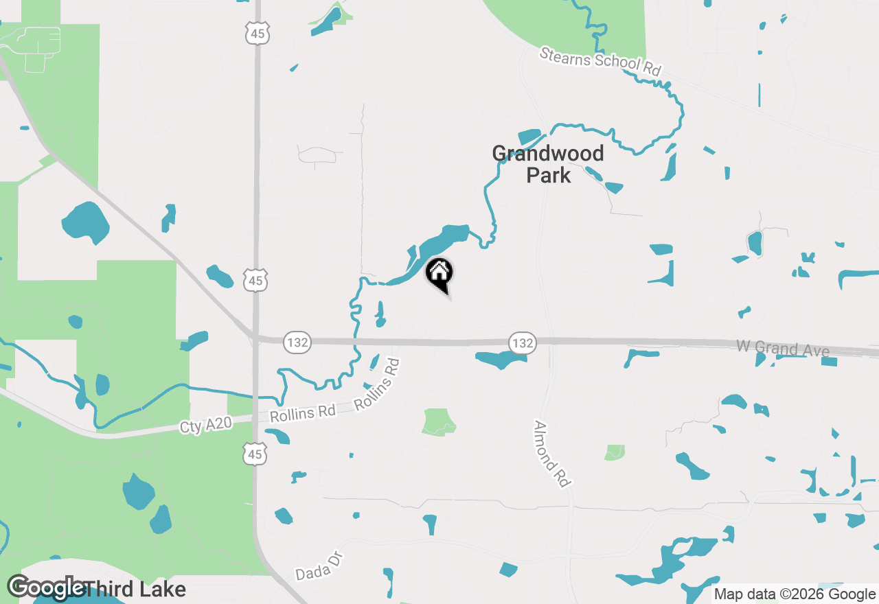 Map of 18508 W Woodland Terrace, Gurnee, IL 60031