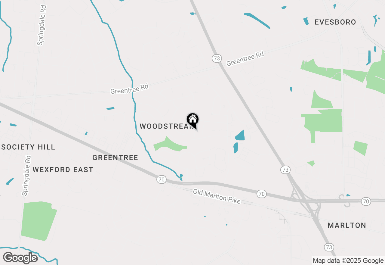 Map of 209 Tinder Box, Marlton, NJ 08053