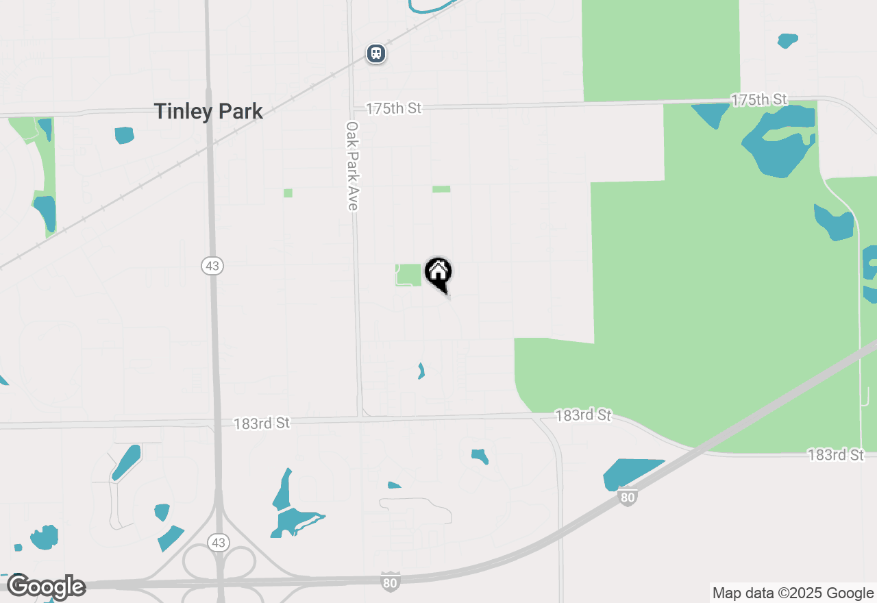 Map of 6604 180th Street, Tinley Park, IL 60477