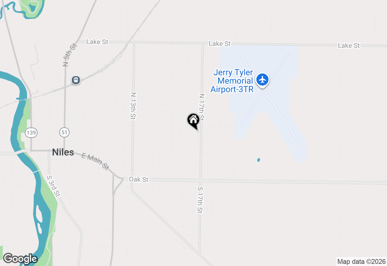 Map of 1643 Ferry Street, Niles, MI 49120