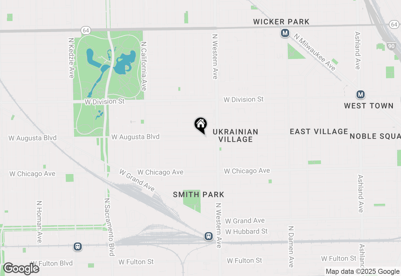 Map of 2459 W Augusta Boulevard, Chicago, IL 60622