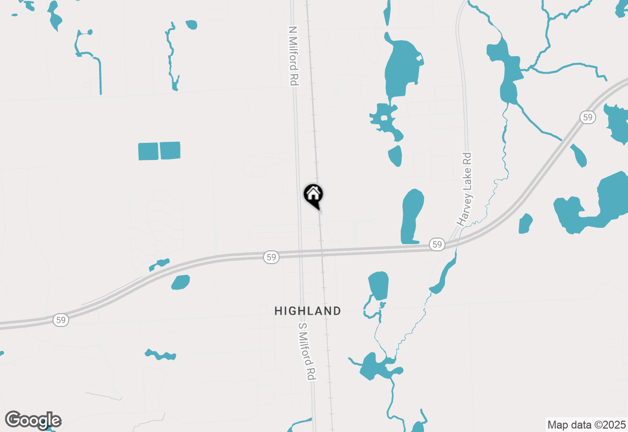 Map of 672 N Milford Road #152, Highland, MI 48357