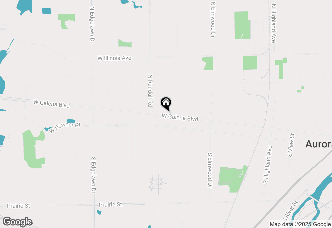 Map of 1315 W Galena Boulevard, Aurora, IL 60506