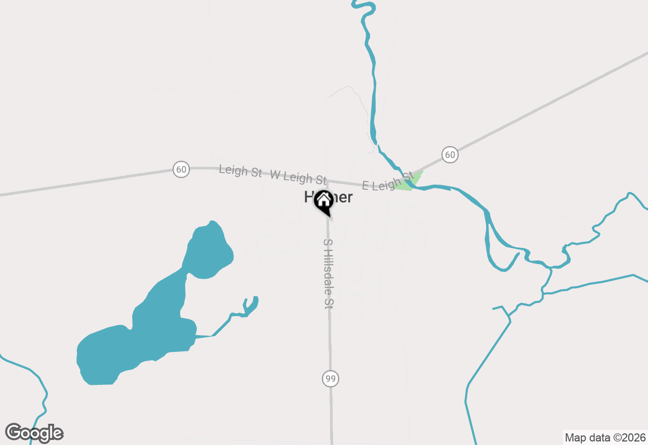 Map of 211 S Hillsdale Street, Homer, MI 49245