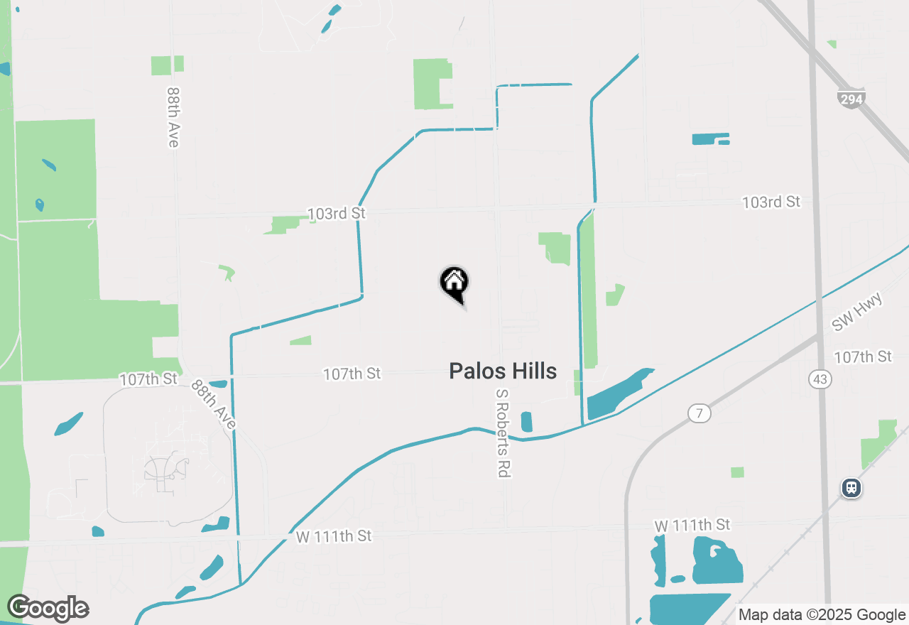 Map of 10528 S 81st Avenue, Palos Hills, IL 60465