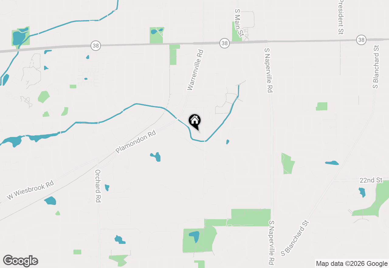 Map of 1S538 Bayberry Lane, Wheaton, IL 60189