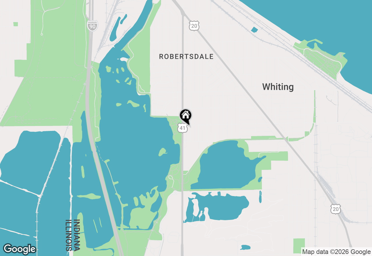 Map of 2109 Calumet Avenue, Whiting, IN 46394