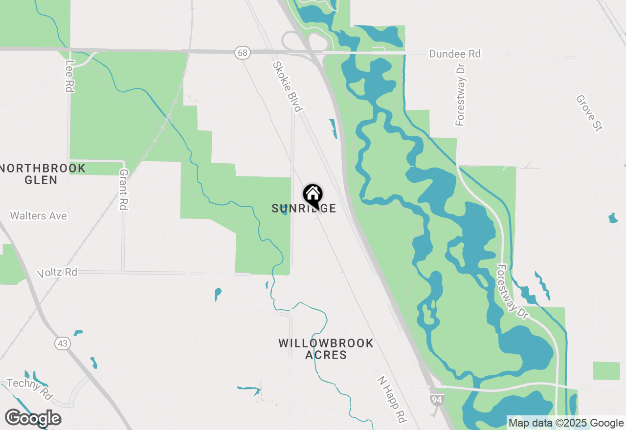 Map of 320 Park Drive, Northbrook, IL 60062