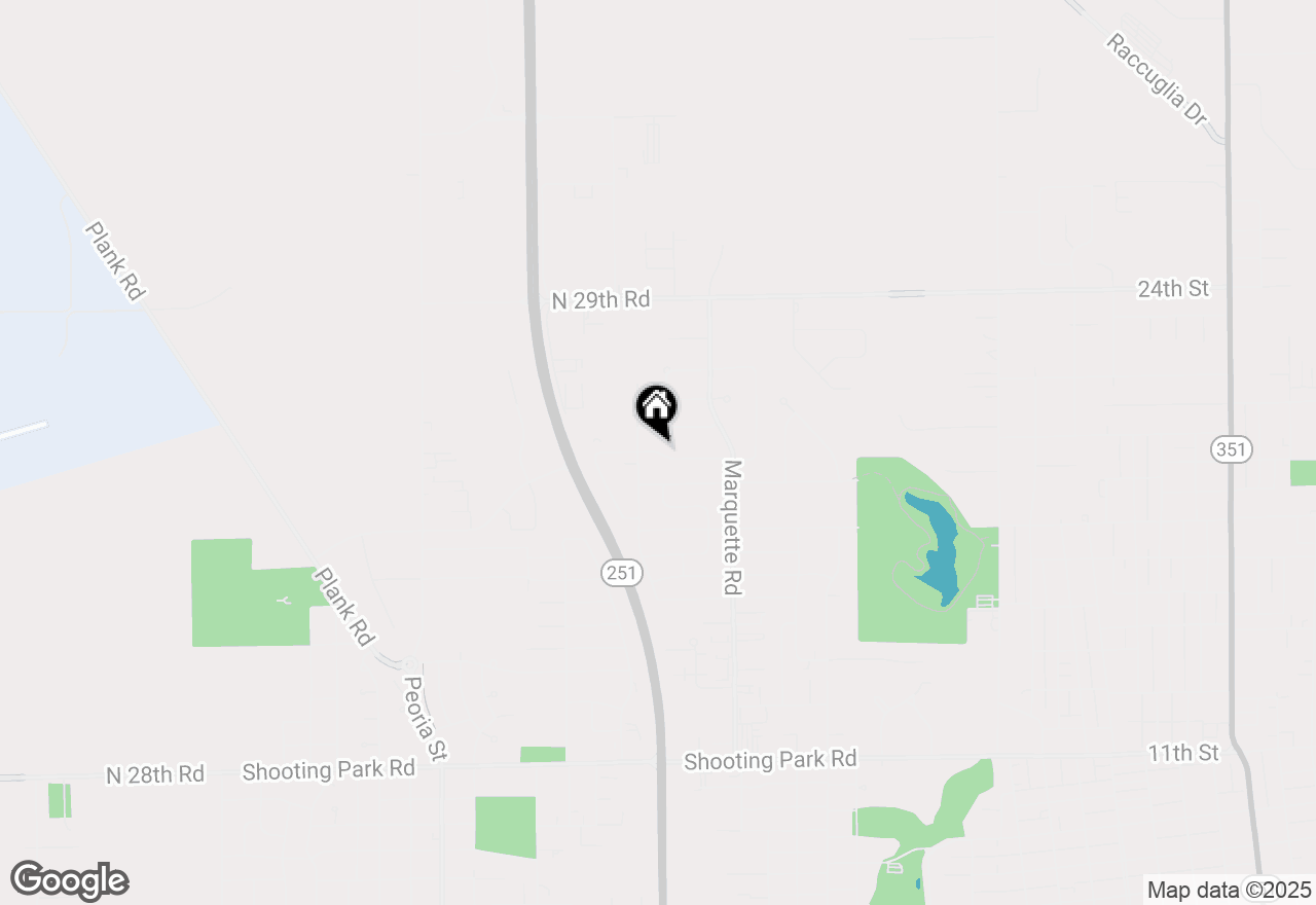 Map of 1012 31st Street, Peru, IL 61354