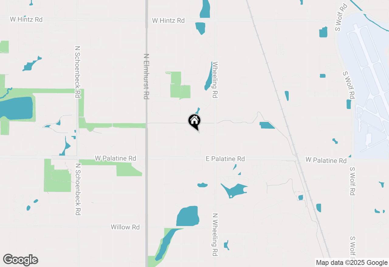 Map of 1450 Sandpebble Drive #343, Wheeling, IL 60090