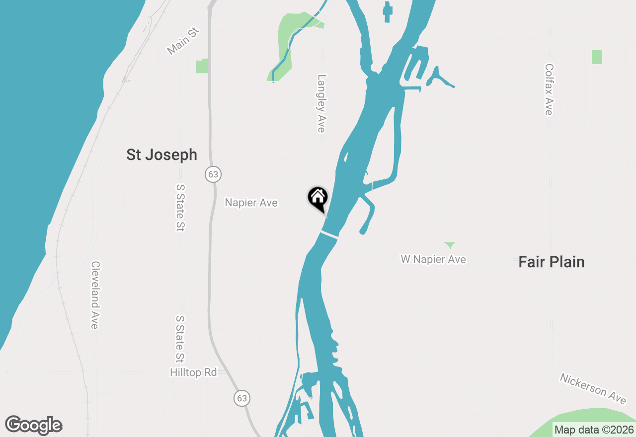 Map of 2511 Riverwood Terrace, St Joseph, MI 49085