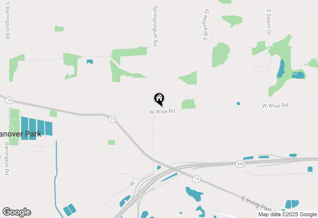 Map of 1526 W Wise Road, Schaumburg, IL 60193