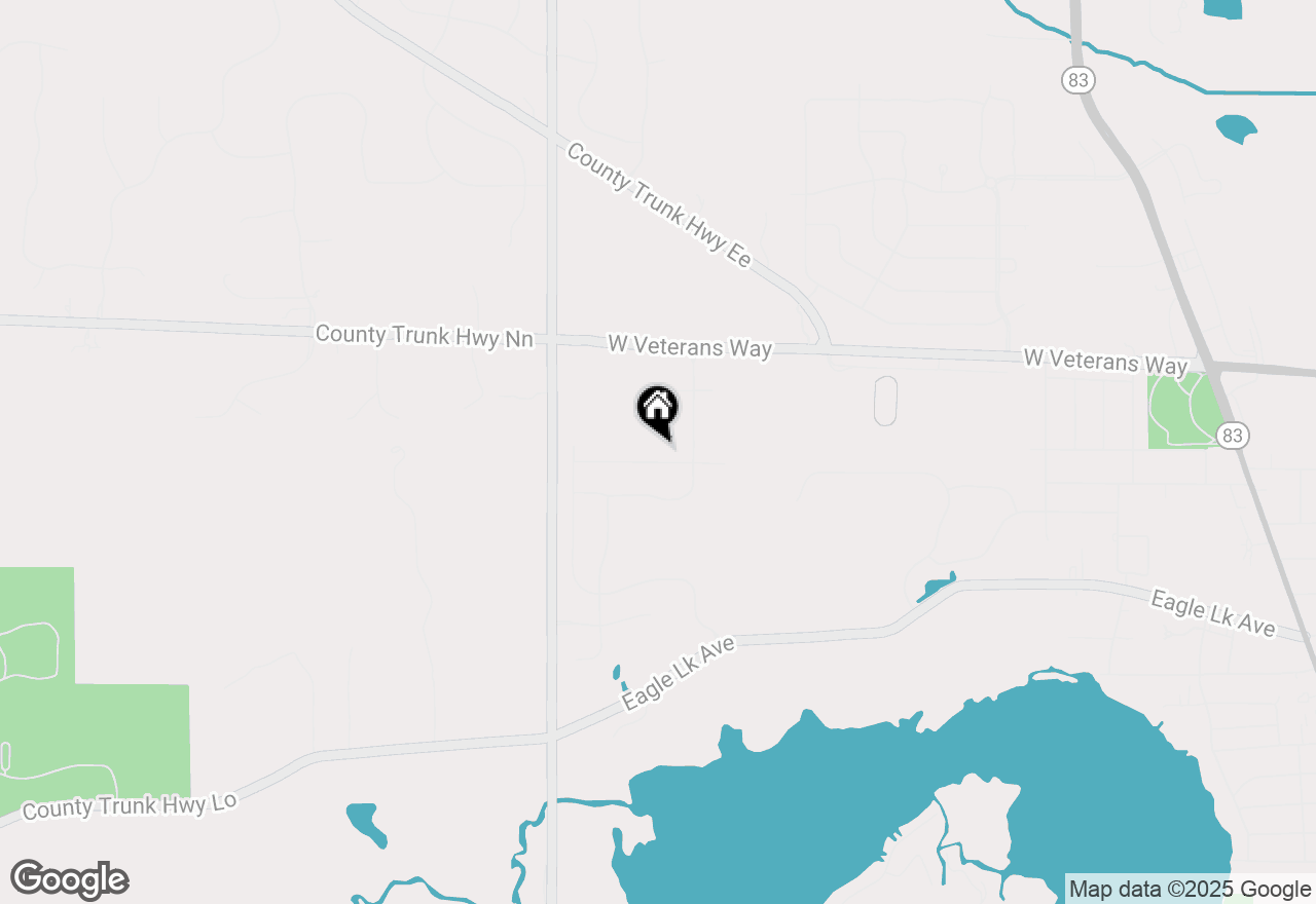 Map of 842 Medina Dr, Mukwonago, WI 53149