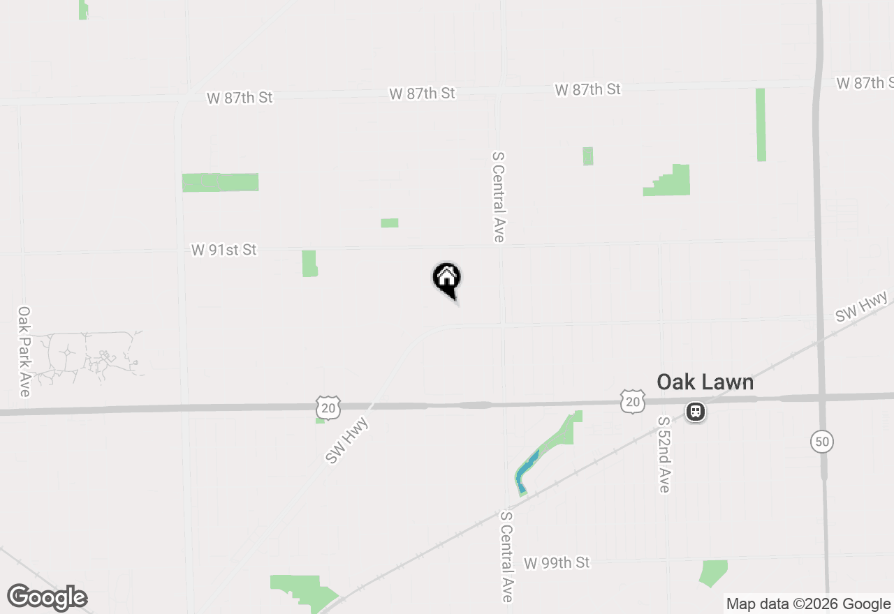 Map of 9225 Massasoit Avenue, Oak Lawn, IL 60453