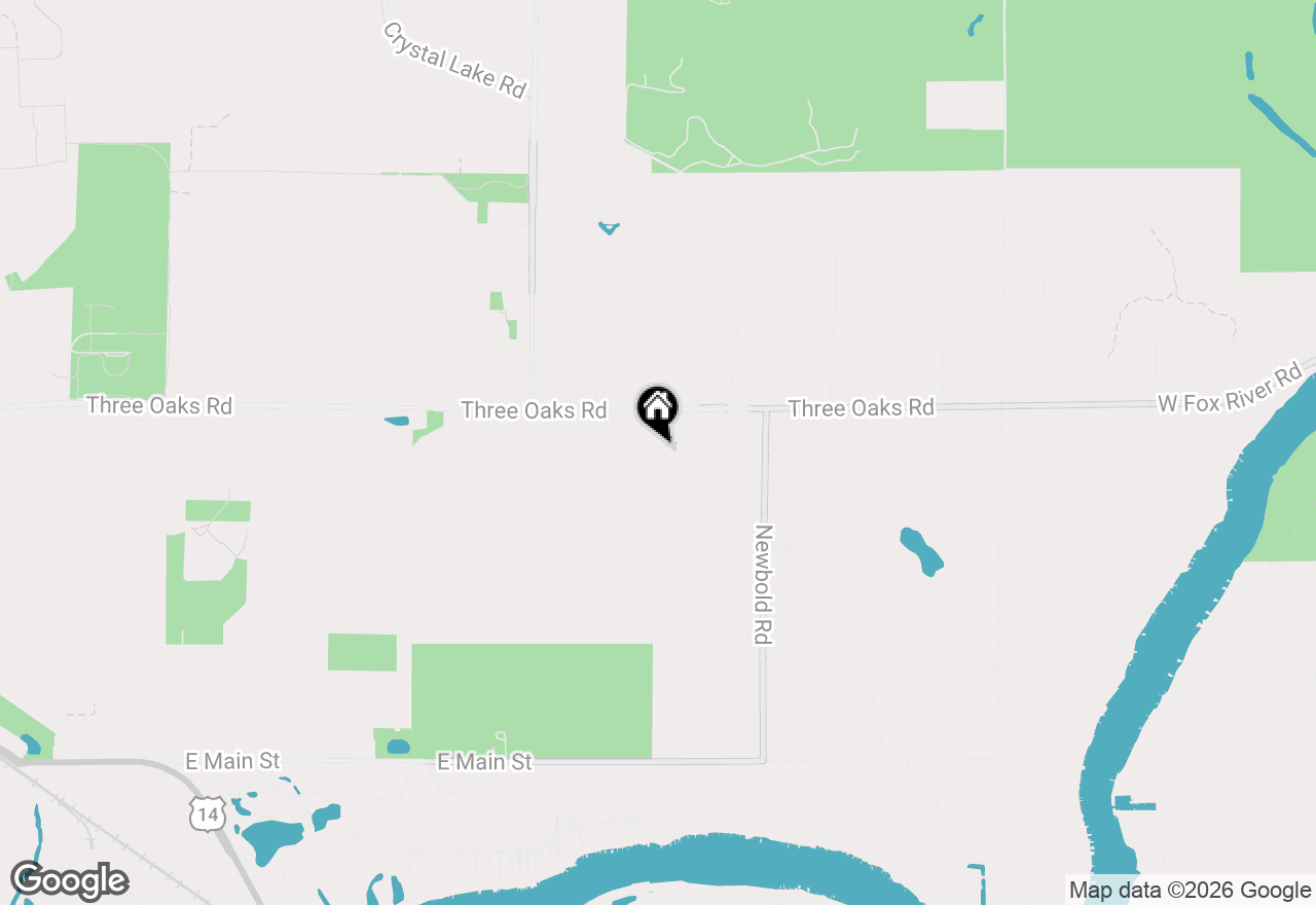 Map of 920 Lyons Ridge Drive, Cary, IL 60013
