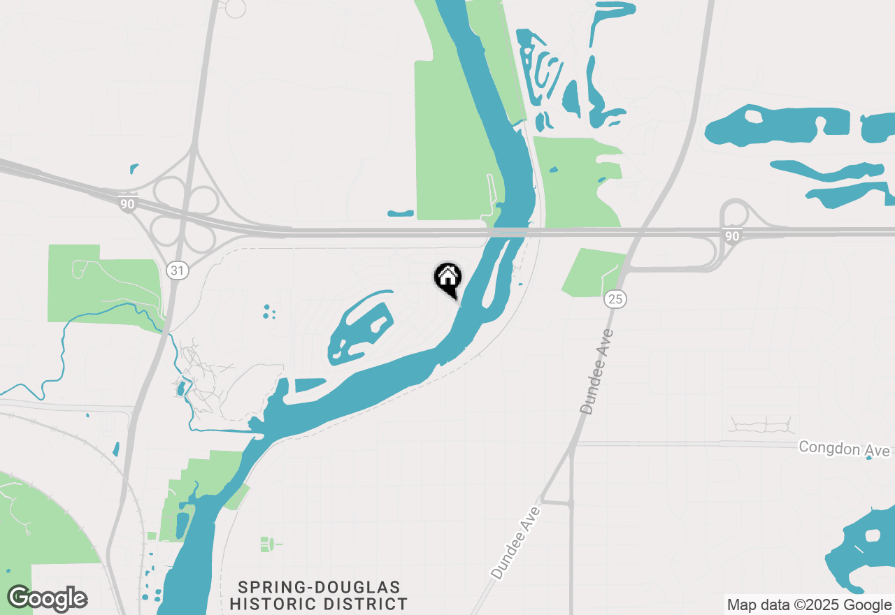 Map of 1158 Country Club Road, Elgin, IL 60123