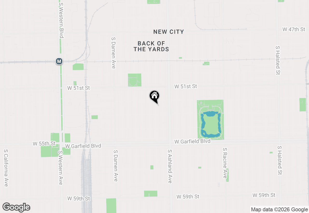 Map of 5224 S Paulina Street, Chicago, IL 60609