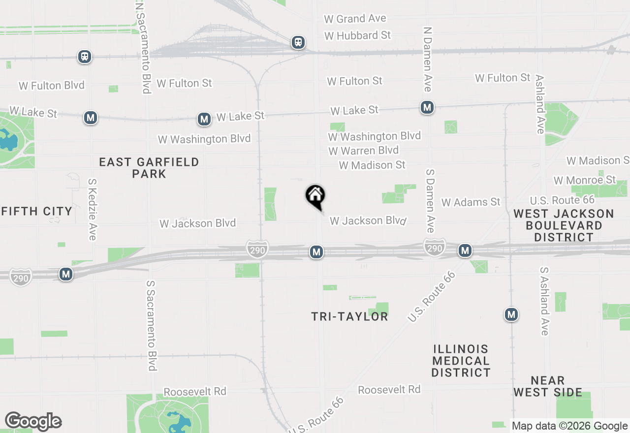 Map of 218 S Western Avenue #B, Chicago, IL 60612