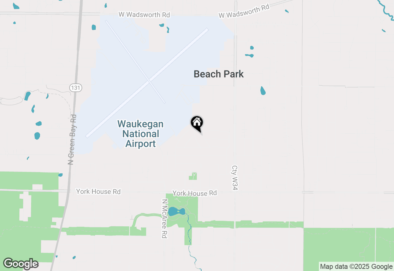 Map of 3505 Newcastle Road, Waukegan, IL 60087