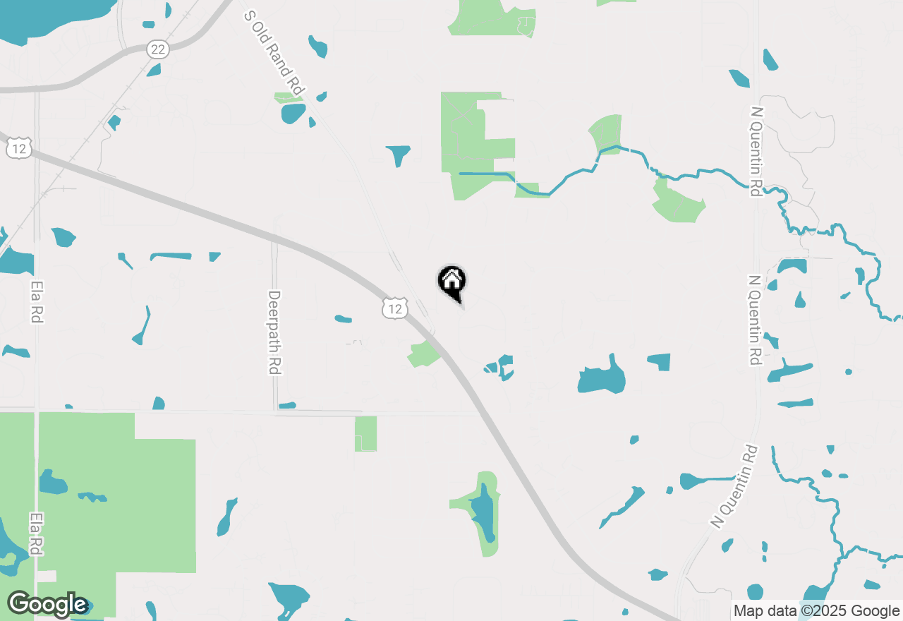 Map of 22723 W Elizabeth Street, Kildeer, IL 60047