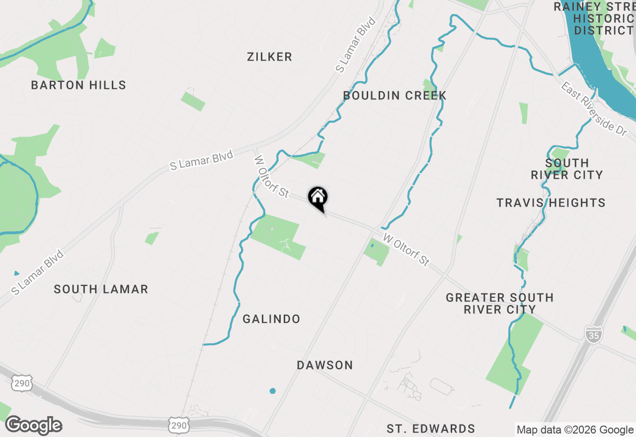 Map of 2411 S 5th St #4, Austin, TX 78704