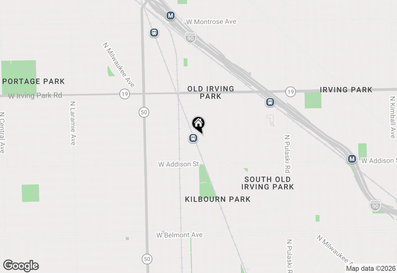 Map of 3652 N Kenneth Avenue, Chicago, IL 60641