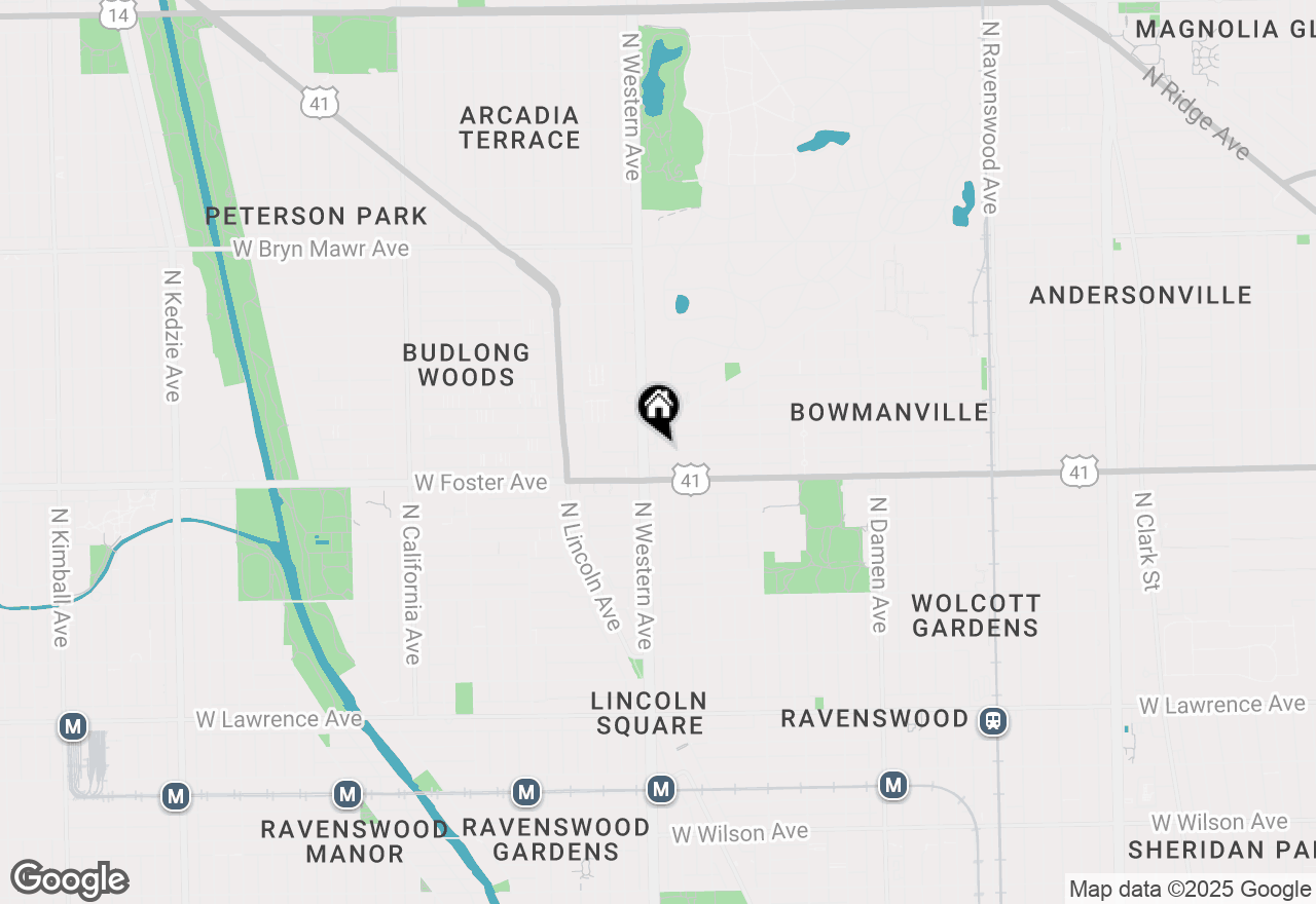 Map of 2354 W Farragut Avenue #304, Chicago, IL 60625
