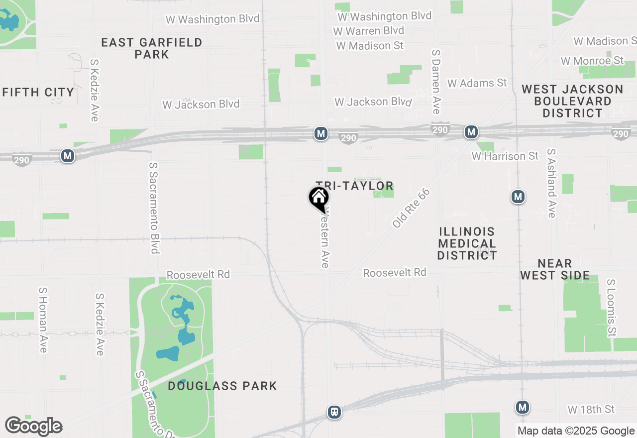 Map of 2415 W Arthington Street, Chicago, IL 60612