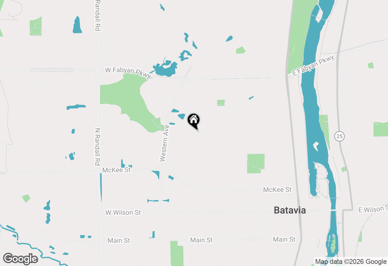 Map of 535 Apache Drive, Batavia, IL 60510
