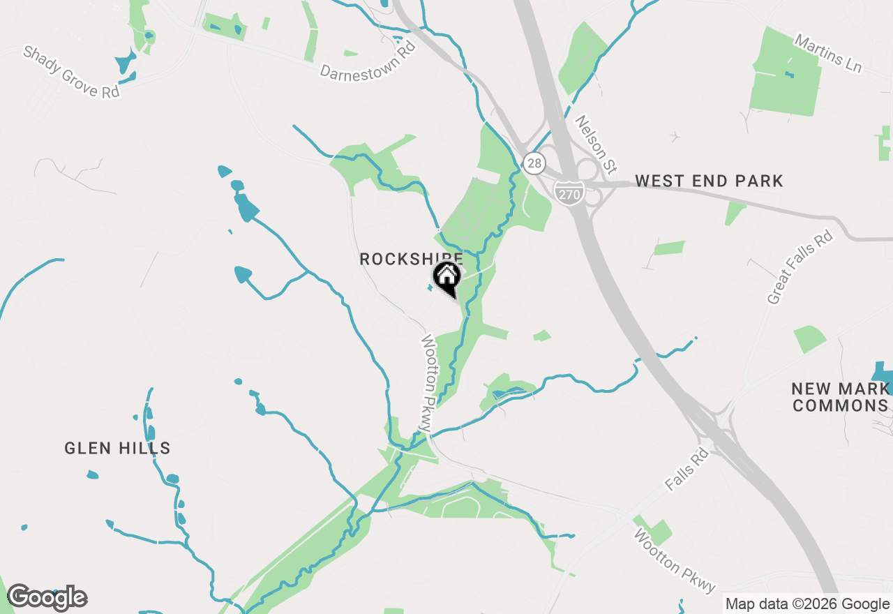 Map of 972 Paulsboro Drive, Rockville, MD 20850