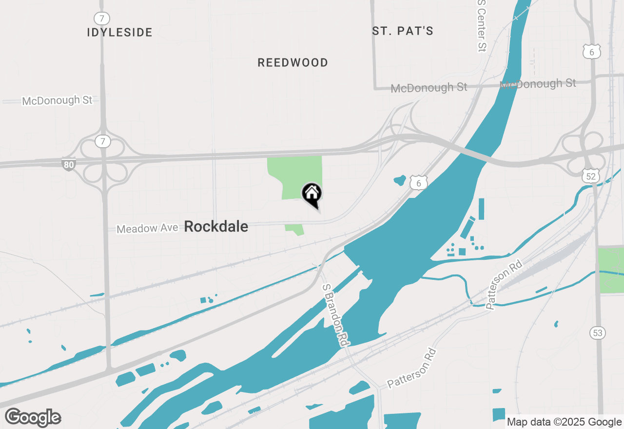Map of 304 Thornes Street, Rockdale, IL 60436