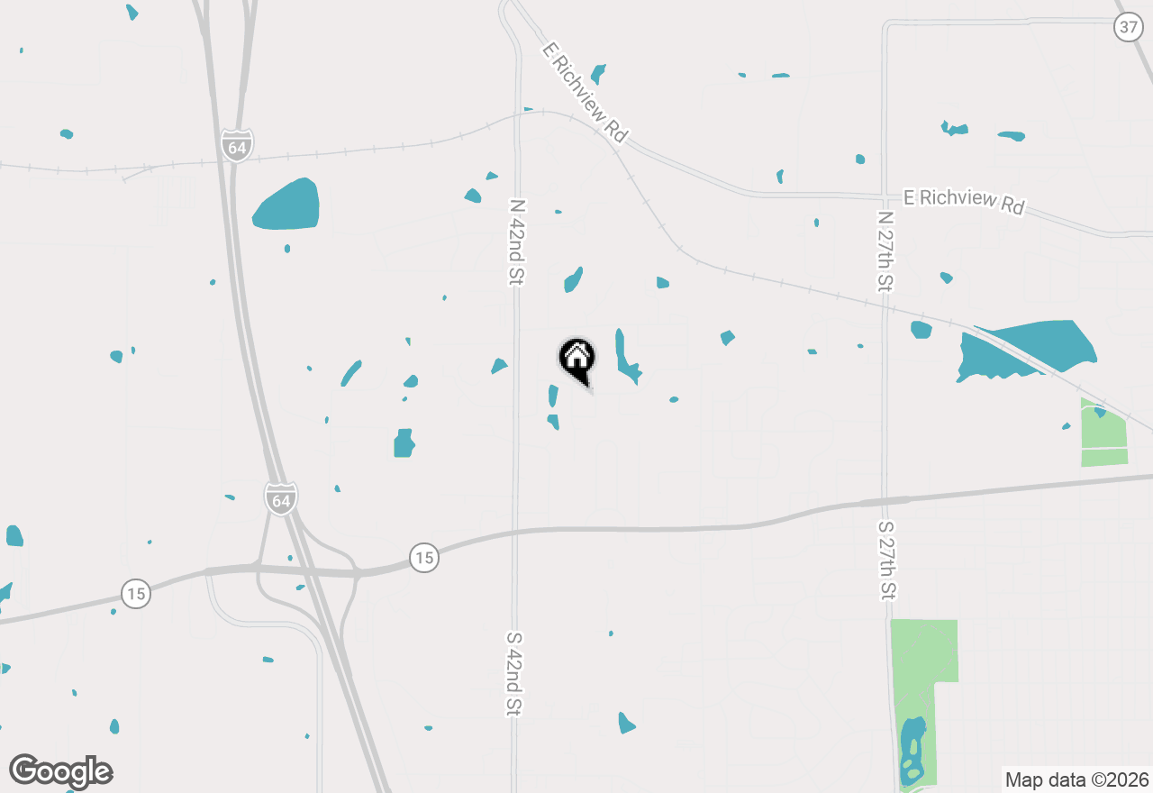 Map of 424 Jay Drive, Mt Vernon, IL 62864