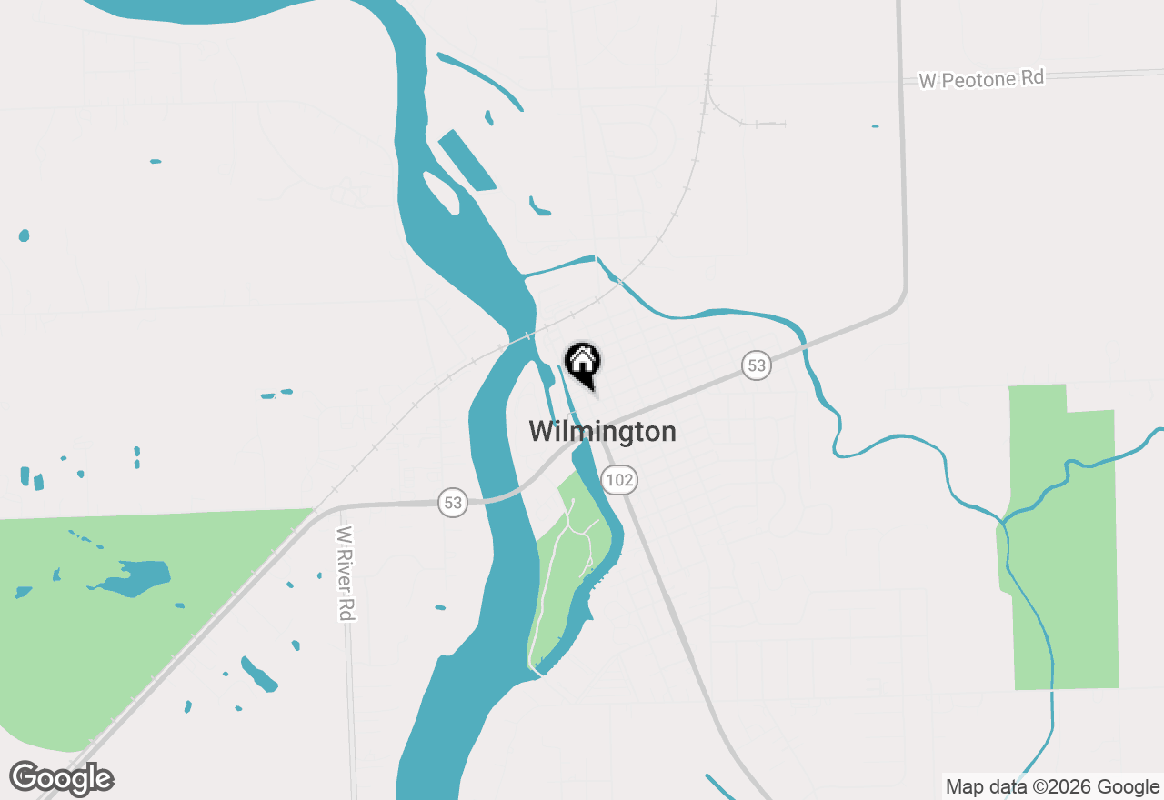 Map of 206 N Water Street #2, Wilmington, IL 60481