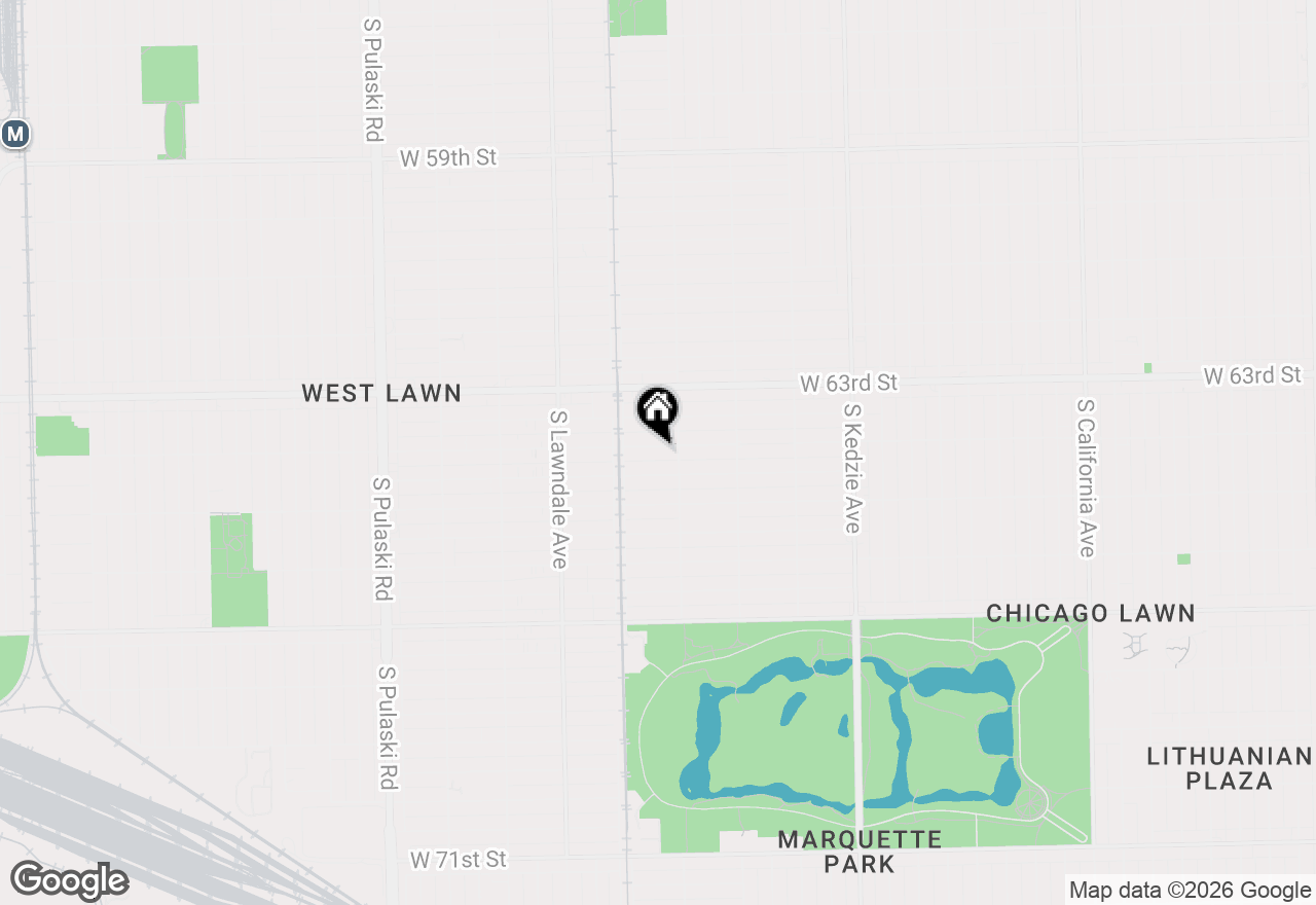 Map of 3521 W 64th Street, Chicago, IL 60629