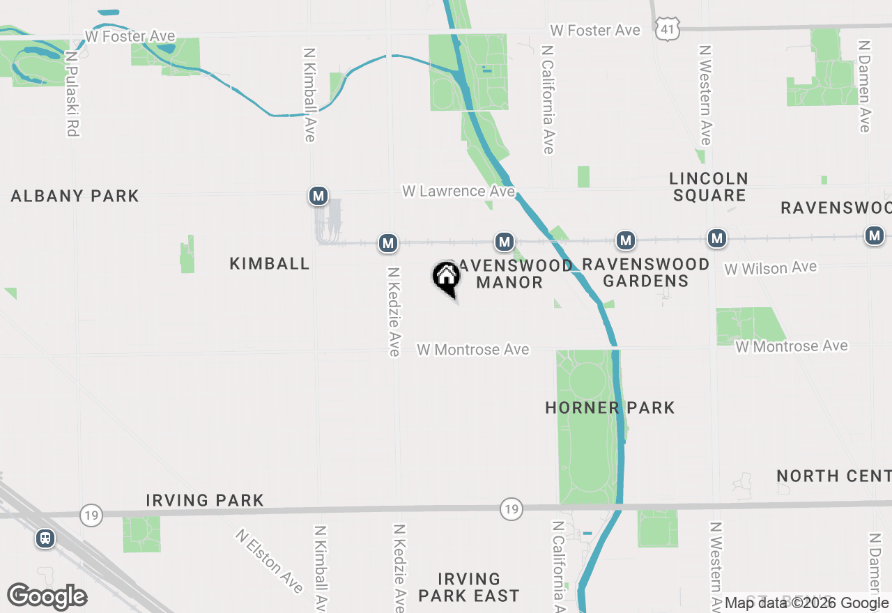 Map of 3040 W Sunnyside Avenue #D3, Chicago, IL 60625