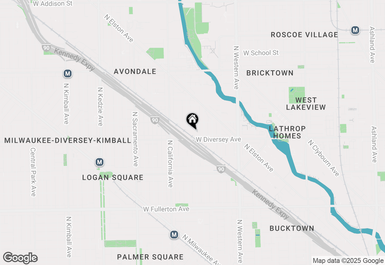 Map of 2826 N Talman Avenue #J, Chicago, IL 60618