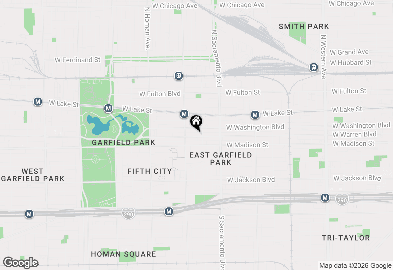 Map of 3120 W Warren Boulevard, Chicago, IL 60612